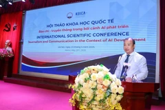 El viceministro vietnamita de Cultura, Deportes y Turismo, Le Hai Binh, se dirige a la cita (Foto: VNA)