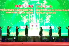 Acto de inauguración de la feria (Foto: VNA)