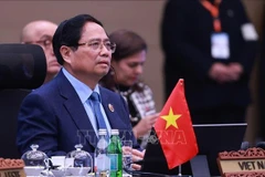 El primer ministro de Vietnam, Pham Minh Chinh, participa en la 5.ª Cumbre del RCEP (Foto: VNA)