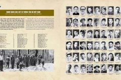 Una página en el libro "8o Años de la Agencia Vietnamita de Noticias" (Foto: Editorial de la VNA)
