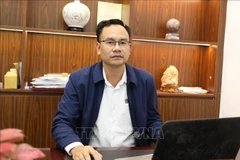 Pham Quoc Hoan, vicepresidente del Comité Popular del barrio de Khanh Hoi, Ninh Binh (Foto: VNA)