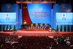 La presidenta de la Unión de Mujeres de Vietnam, Le Thi Thuy, interviene en la inauguración (Foto: VNA)