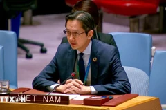 El embajador Do Hung Viet, representante permanente de Vietnam ante la ONU, en el evento (Foto: VNA)