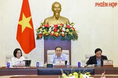 El presidente de la AN, Tran Thanh Man, interviene en la cita (Foto: VNA)