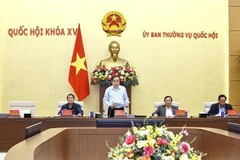 El presidente de la AN, Tran Thanh Man, dirige la cita (Foto: VNA)