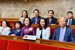 Delegación vietnamita en la APF-50 (Foto: VNA)