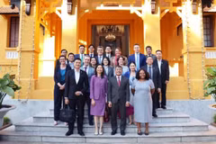 Delegados participantes en la cita (Foto: baoquocte.vn)