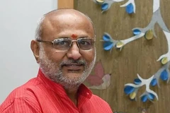 Chandrapuram Ponnusami Radhakrishnan, presidente del Rajya Sabha o Consejo de los Estados y vicepresidente de la República de la India (Foto: Hindustan Times)