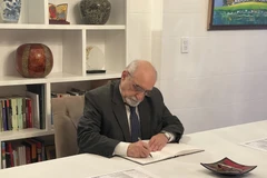 El secretario general del Partido Comunista de Argentina, Jorge Kreyness (Foto: VNA)