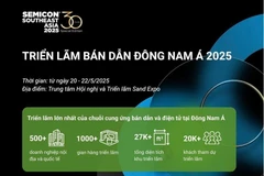 La exposición SEMICON Southeast Asia 2025 (SEMICON SEA 2025) se celebrará del 20 al 22 de mayo en Singapur. (Foto: NIC)