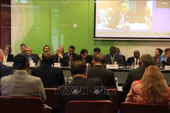 El viceministro Nguyen Hoang Hiep asiste a la Plataforma Global para la Reducción del Riesgo de Desastres (GP2025) en Ginebra, Suiza, el 4 de junio. (Foto: VNA)