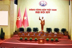 El Presídium dirige el XIV Congreso Nacional del PCV (Foto: VNA)