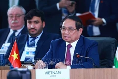 El primer ministro de Vietnam, Pham Minh Chinh, interviene en la sesión (Foto: VNA)