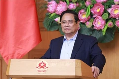 El primer ministro de Vietnam, Pham Minh Chinh, preside la cita (Foto: VNA)