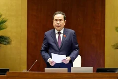 El presidente de la AN, Tran Thanh Man, interviene en la cita (Foto: VNA)