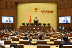 El ministro de Agricultura y Medio Ambiente, Tran Duc Thang, interviene en la cita (Foto: VNA)