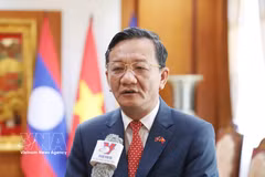 El embajador vietnamita en Laos, Nguyen Minh Tam, en la entrevista. (Foto: VNA)