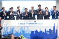 Ceremonia de presentación de nuevas iniciativas entre NIC y Google (Foto: VNA)