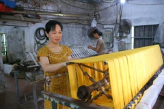 Preservan la tradición de la aldea de hilado de seda Co Chat en Ninh Binh