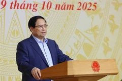 El primer ministro de Vietnam, Pham Minh Chinh, preside la cita (Foto: VNA)