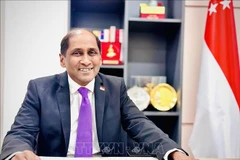 El embajador de Singapur en Vietnam, Jaya Ratnam (Foto: VNA)