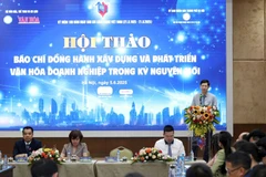 El viceministro de Cultura, Deportes y Turismo, Ho An Phong, interviene en la cita (Foto: VNA)