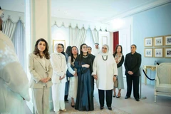 Las esposas de los primeros ministros de Vietnam y Kuwait visitan el museo (Foto: baoquocte.vn)