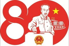 El logotipo diseñado por Ho Sy Khai, de la provincia de Dong Thap (Foto: VNA)