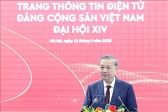 El secretario general del Partido Comunista de Vietnam, To Lam, interviene en la cita (Foto: VNA)