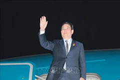 El presidente de Vietnam, Luong Cuong, parte de Beijing, concluyendo su viaje de trabajo a China. (Foto: VNA)