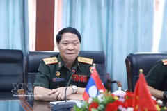Vongsone Inpanphim, viceministro de Defensa y director del Departamento General de Política del Ejército Popular de Laos. (Foto: VNA)