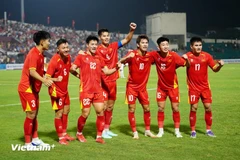 El equipo de fútbol de Vietnam competirá en el Grupo A junto al anfitrión Arabia Saudita en el Campeonato Asiático Sub-23 del 2026. (Foto: VNA)