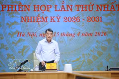 El primer ministro de Vietnam, Le Minh Hung, interviene en la cita (Foto: VNA)