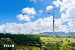 Un proyecto de energía eólica en la provincia de Quang Tri (Foto: VNA)