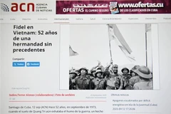 Artículo publicado por la ACN sobre 52 años de hermandad sin precedentes entre los pueblos cubano y vietnamita (Foto: captura de pantalla)