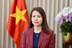 La viceministra de Relaciones Exteriores Nguyen Minh Hang (Foto: Cancillería de Vietnam)