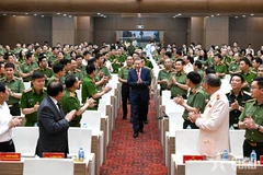 El secretario general del Partido Comunista de Vietnam, To Lam, asiste a la conferencia (Foto: https://www.qdnd.vn/)