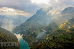 El Geoparque Mundial de la meseta kárstica de Dong Van, en la provincia norteña de Tuyen Quang (Foto: VNA)