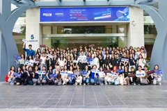 Jóvenes participantes en la actividad (Foto: VNA)