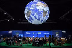 En el COP26 en Glasgow, Escocia, el 2 de noviembre de 2021 (Foto: AFP/ VNA)