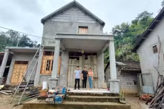 Una casa recién construida en la comuna de Binh Gia (Lang Son) (Foto: tienphong.vn)