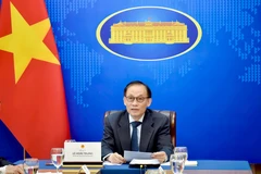 El secretario del Comité Central del Partido Comunista de Vietnam y ministro interino de Relaciones Exteriores, Le Hoai Trung (Foto: VNA)