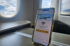 Vietnam Airlines implementa internet a bordo en rutas internacionales. (Foto: VNA)