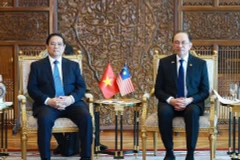 El primer ministro de Vietnam, Pham Minh Chinh (izquierda), y su homólogo de Malasia, Anwar Ibrahim (Foto: VNA)