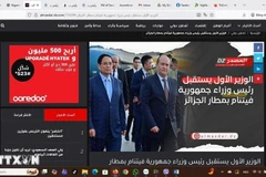 Al Jazaïralyoum informa sobre la visita (Foto: captura de pantalla)
