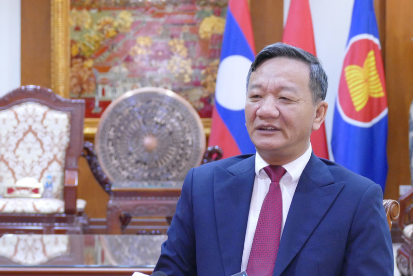 El embajador de Vietnam en Laos, Nguyen Minh Tam. (Fuente: VNA)