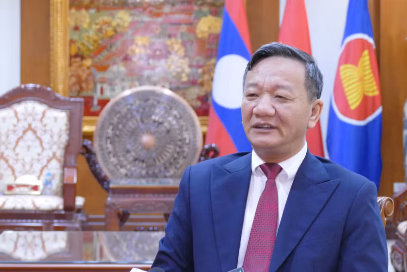El embajador de Vietnam en Laos, Nguyen Minh Tam. (Fuente: VNA)