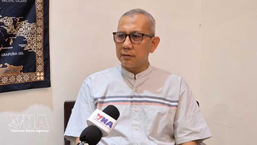 El coordinador superior del Instituto de Estudios Estratégicos y de Defensa de Indonesia (Lesperssi), Beni Sukadis. (Fuente: VNA)