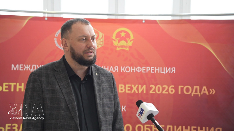 El doctor en Ciencias Históricas Anton Bredikhin, investigador principal del Instituto de China y Asia Contemporánea de la Academia de Ciencias de Rusia. (Fuente: VNA)