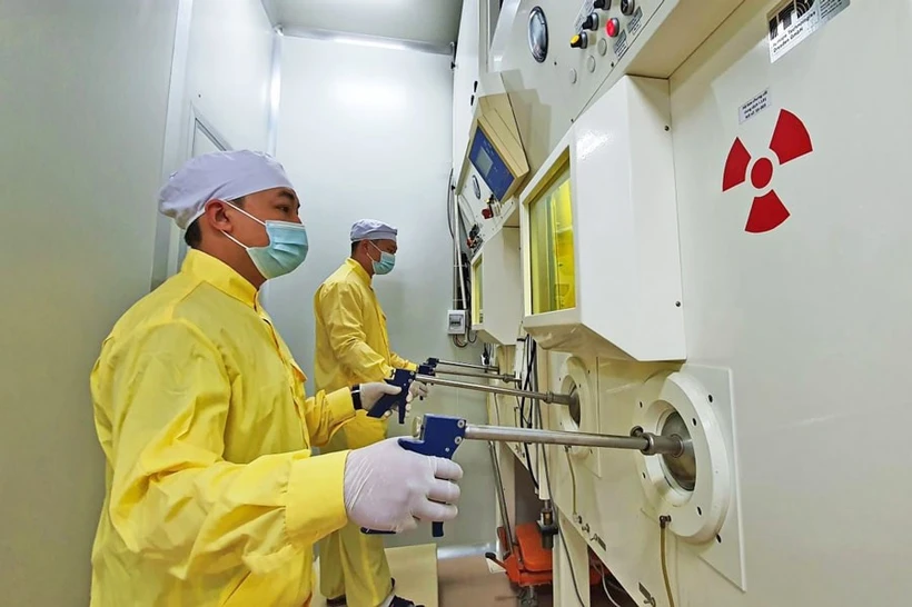 En el Instituto de Estudio Nuclear de la ciudad de Da Lat. (Fuente: hanoimoi.vn)